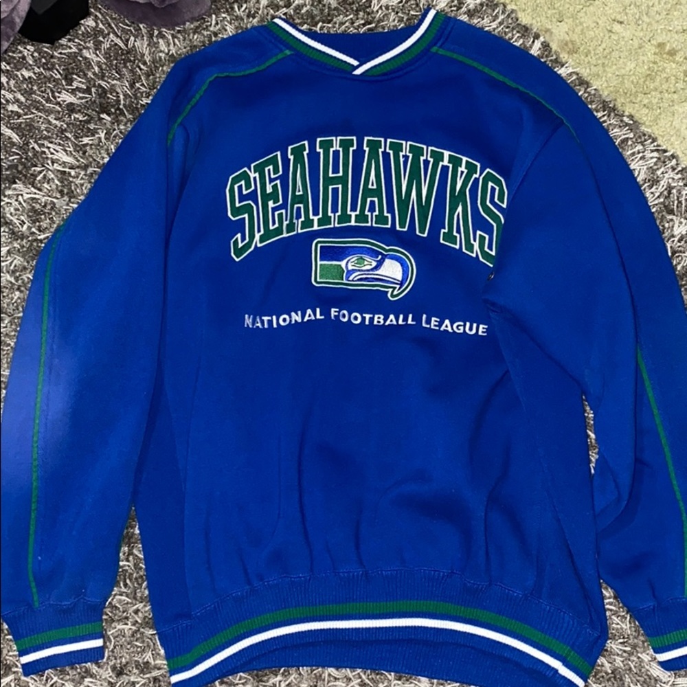Seahawks Crew Neck Heavy weight Sweater